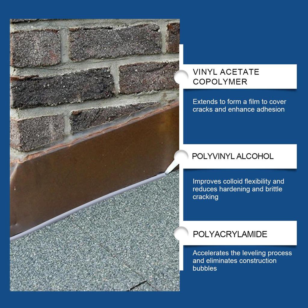 Waterproof coating self-leveling sealant Auxiliary waterproofing substrate protection indoor and outdoor general-purpose adhesive