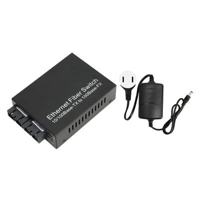 Glasfaser Medienkonverter Tx1310nm SC Dualfaser Singlemode 100Mbps Glasfaser Optischer Transceiver Bis zu 25km