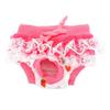 RANPHY Cat and Dog Diaper Manner Unisex Sanitary Pants for Dogs and Perfect for Menstrual Care and Reusable Diapers for Lace Cute Pet Stylish Dog