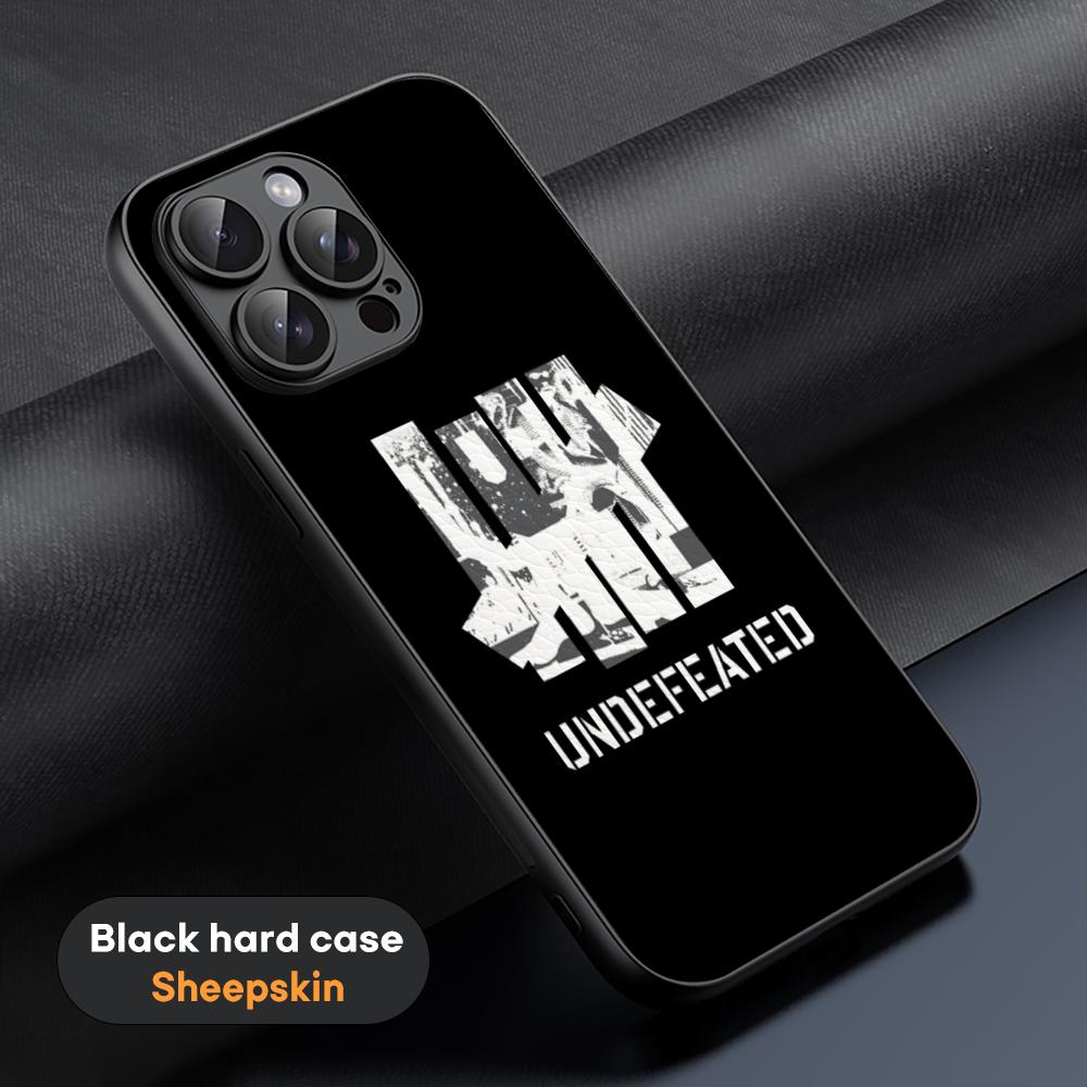 Fashion Hip-hop Logo Japan Art Painting Phone Case For iPhone 16 15 14 13 12 11 Plus Pro Max Limited Black Hard Case Sheepskin