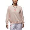 Brkln Printed Pattern Crewneck Long Sleeve Sweatshirt Women Sweatshirt Pink HV9371838