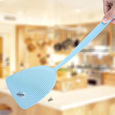 Manuelle Fliegenklatsche für Haus und Garten, Salzstreuer zum Töten von Schädlingen, unzerbrechlich, verlängerter Haushaltskleber, verdickt, dick, lang