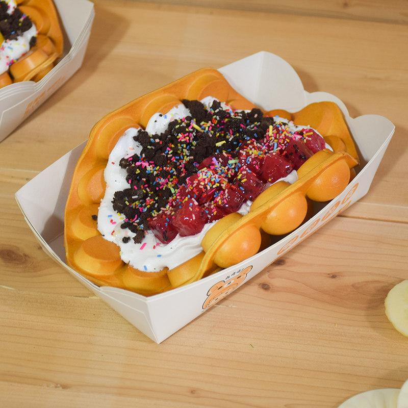Simulation Waffle Egg Artificial Ice Cream