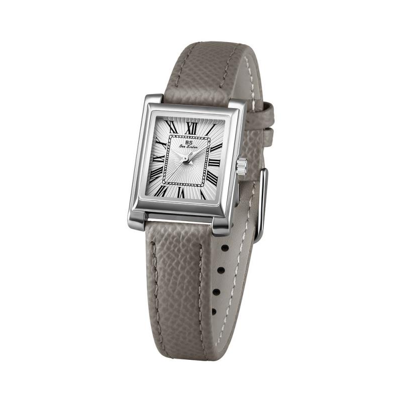 Retro Square Roman Numeral Leather Watch for Women Ultra Thin Minimal Ladies Quartz Dress Wristwatch