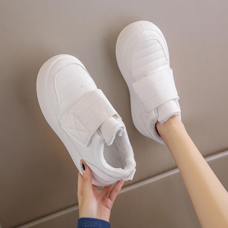 Maternity Cotton Shoes Winter Velvet Warm Outer Wear Feet Floating Loose Velcro Casual Sports Shoes