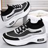 Lässige vielseitige Frühling Plateau lässiger Stil Damenschuhe erhöhende Schuhe Mesh atmungsaktive Schuhe Kinder