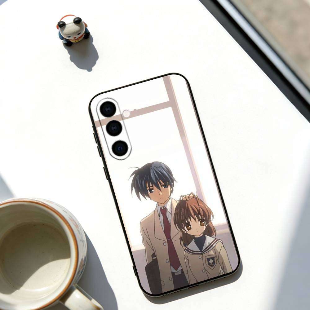 CLANNAD Phone Case For Samsung Galaxy A73,A72,A71,A70,A53,A52,A51,Others Soft Black Cover