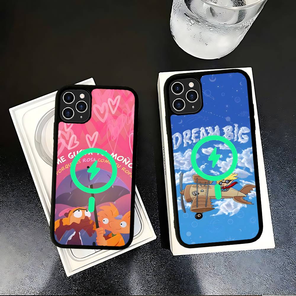 Geometric Bauhaus Art Magnetic Wireless Phone Case For IPhone 17 16 15 14 13 12 11 Pro Max For Magsafe Cover