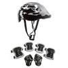 Childrens Safety Helmet Set For Roller Skating With Foam Padding And Knee Protectors For Kids Sports Activities
