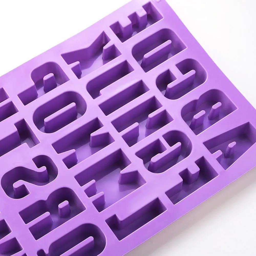 26 Letter Silicone Chocolate Mold Cake Mould Jelly Candy 3D DIY Molds Kitchen Baking Tools