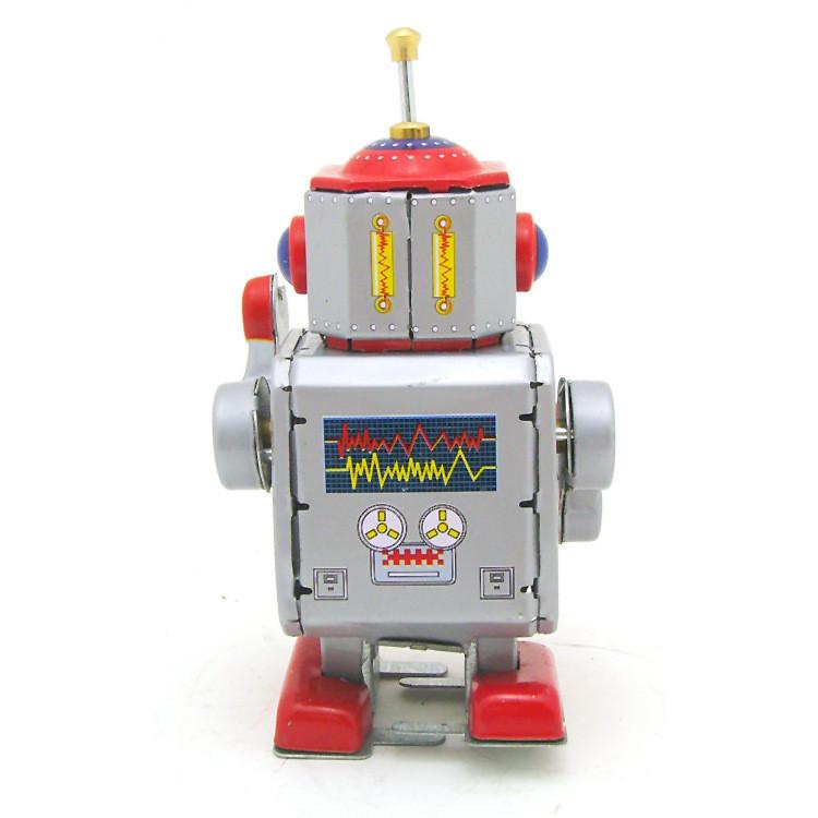 Iron Drum Robot Collectors Edition Nostalgic Metal Toy For Home Decor And Gifts
