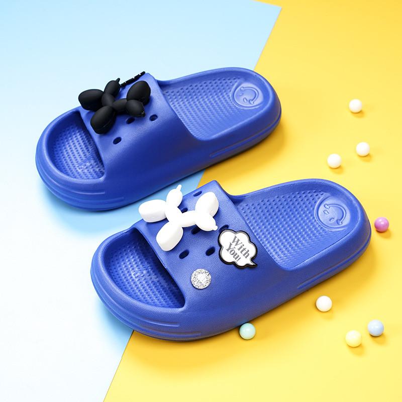 Practical Cute And Summer Slippers For Kids Cartoon Dog Design Eva Nonslip Shoes