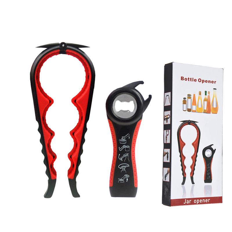 Multi-Tool Kitchen Set: Can Opener, 5-in-1 Beer Opener, 4-in-1 Bottle Opener, Twist-Off Lid Opener