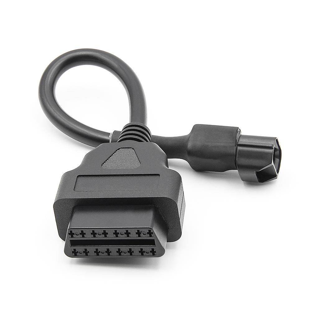 Motorrad OBD 16pin Auf 3 Pin für KYMCO Diagnose Adapter Kabel Stecker für Ducati/Harley Auto Kabel OBDII stecker