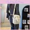Chic Street Style Shoulder Bag 2023 Trendy Spring Canvas Crossbody Purse