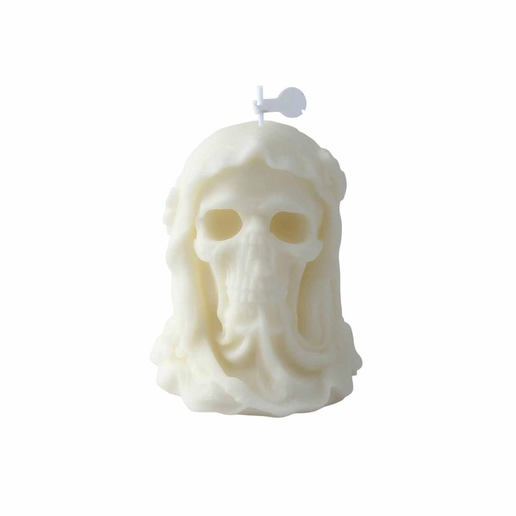 Halloween Skeleton Scented Candle Decorative Wax Figurine Unique Skull Shape Aromatherapy Candle for Home Decor Gift