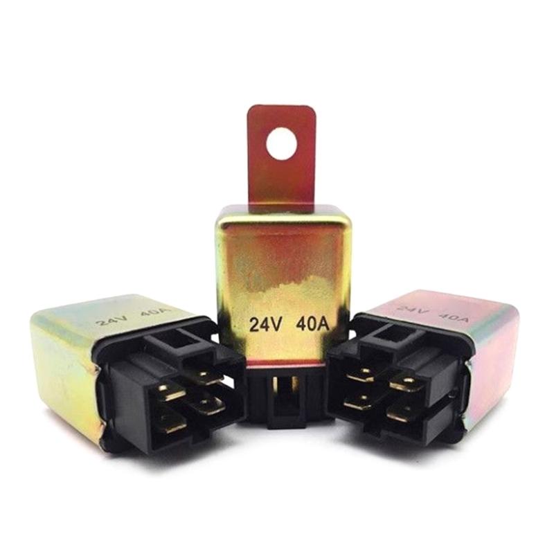 Quick Response Long Lasting Energy Saving 12V 24V 4Pin Relays Suitable for Car Air Conditioning with Easy Installation