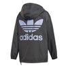 adidas Originals Logo Design Loose Fit Windbreaker Jacket Women Jacket Light-Gray DX4263