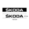 EMIW1 Auto Windshield Body Decals Letter Car Decoration Car Stickers Waterproof Vinyl Material For Skoda Kamiq Superb  a5 a7 Octavia