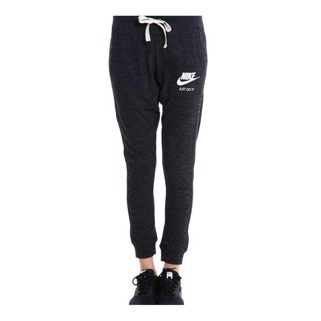 Nike Calças Esportivas Tricotadas Respiráveis Afuniladas Femininas Parte de baixo Cinza-Escuro 883732-010