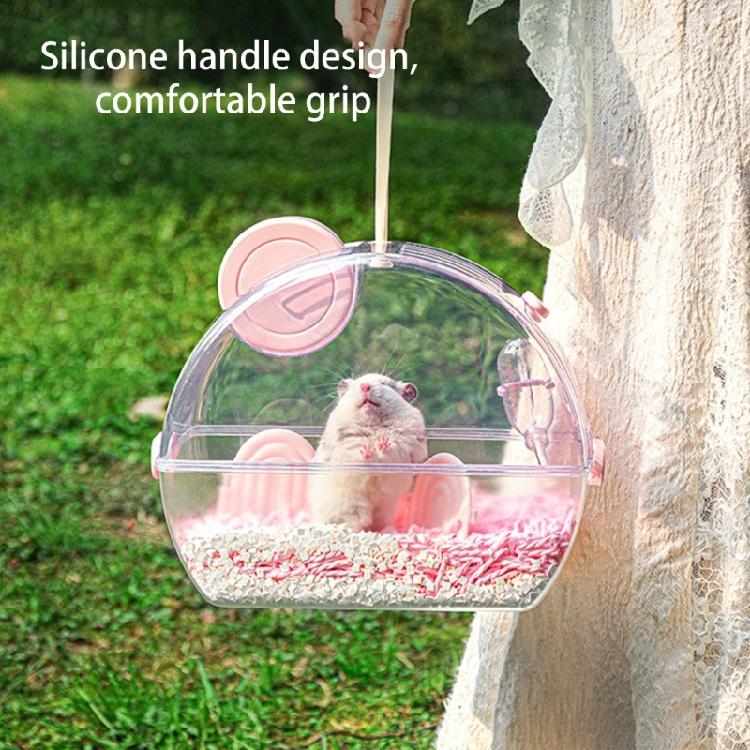 Small Animal Hamster Guinea Pigs Carriers with Water Dispenser for Travel