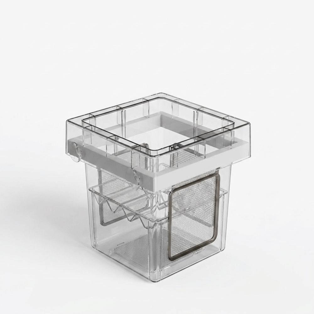 Floating Aquarium Breeder Box with Suction Cup Fish Tank Hatchery Fish Tank Divider Hatching Fry No division