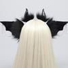 Plüsch Fledermausflügel Haarband Cosplay Kostüm Haarreif für Maskenbälle Party Haarreif Anime Kopfschmuck Rollenspiel Party Zubehör