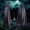 1Pc Halloween Cloak Death Cosplay For Unisex Adults Hooded Cape Vampire Cos Halloween Party Costume Props