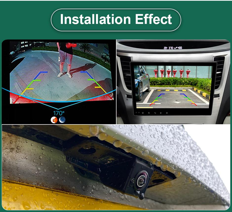 CCD AHD1080P Night Vision Car License Plate Light Rear View Camera For Subaru Forester Outback Impreza Toyota Prado 2010-2014