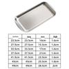 Wutuo Stainless Steel Retro Gold Rectangular Serving Tray
