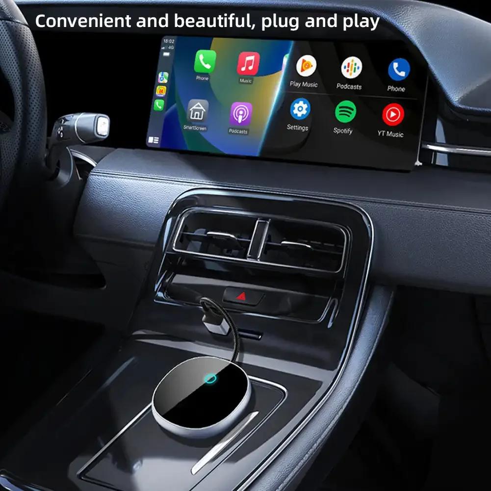 For IPhone Car A22 Wireless Android Auto Wired To Wireless Smart Car Navigation Box CarPlay Adapter 5G WiFi BT Auto-connect