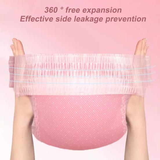 10Pcs Stretchy Dog Diapers with Tail Hole Super Absorbent Leak-proof Female Puppy Diapers for Incontinence Heat Period Training