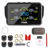 Tire Pressure Monitoring System Solar TPMS With 4 External Sensors T14-1 Car Tyre Pressure Monitor Temperature Warning Fuel Save