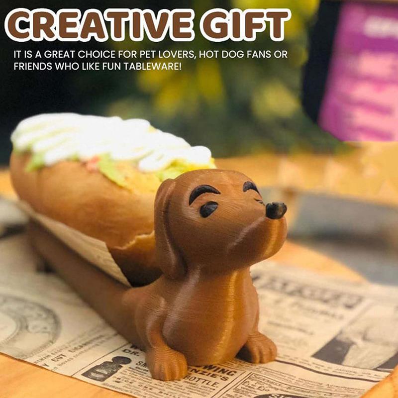 Dackel-Tablett, Hot Dogs, Sushi-Serviertablett, Süßigkeitenteller, Dackel-Essteller, süß geformte Sandwiches, Welpen-Essteller, Heimdekoration