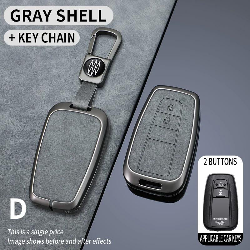 

Car Remote Key Case Cover Shell Fob For Toyota CHR Camry Corolla RAV4 Highlander C-HR Prius Land Cruiser Prado 2 3 4 Button чёрный