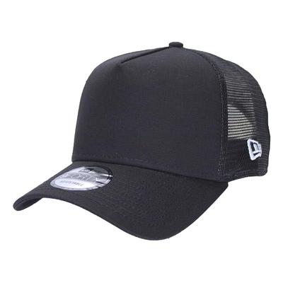 New Era Mesh Cap with Side Solid NewEra NE205 Baseball Free Size Men's Logo, Color, 9FORTY, Cap, Black, [Used]