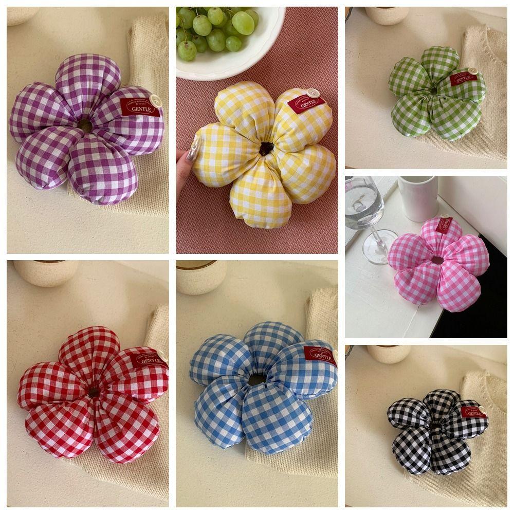 Lattice Exaggerated Hair Ring Sweet Oversized Hair Tie Elastic Flower Hair Scrunchies  Women