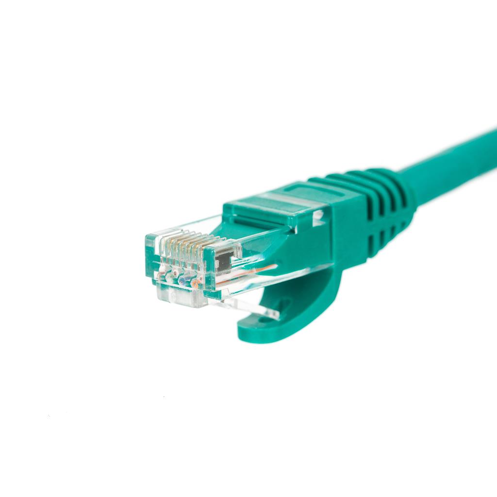 Patchcord RJ45, Netrack osłonka zalewana, kat. 5e UTP, 2m zielony