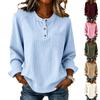 Damen Mode Strick Oberteil mit langen Ärmeln und Taschen, Lockerer Raglan Herbst Winter Hemd
