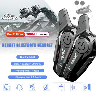 TWC 500M Motocyklowy Interkom Bluetooth Wodoodporny IPX6 System Komunikacji Kaskowej