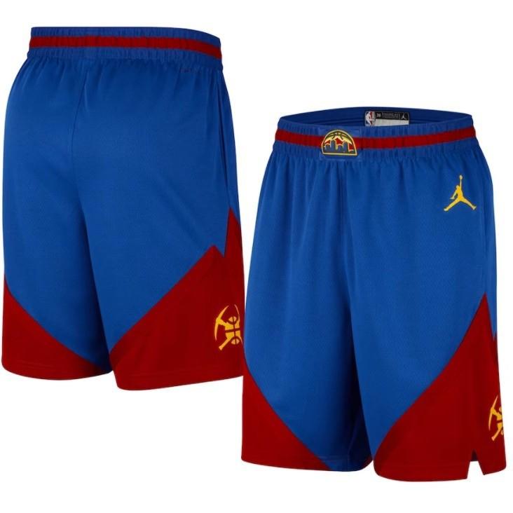 NBA Nuggets Herren Basketballhose Jokic Murray City Edition NBA Sport Trainings- und Wettkampfshorts, heißversiegelte Version