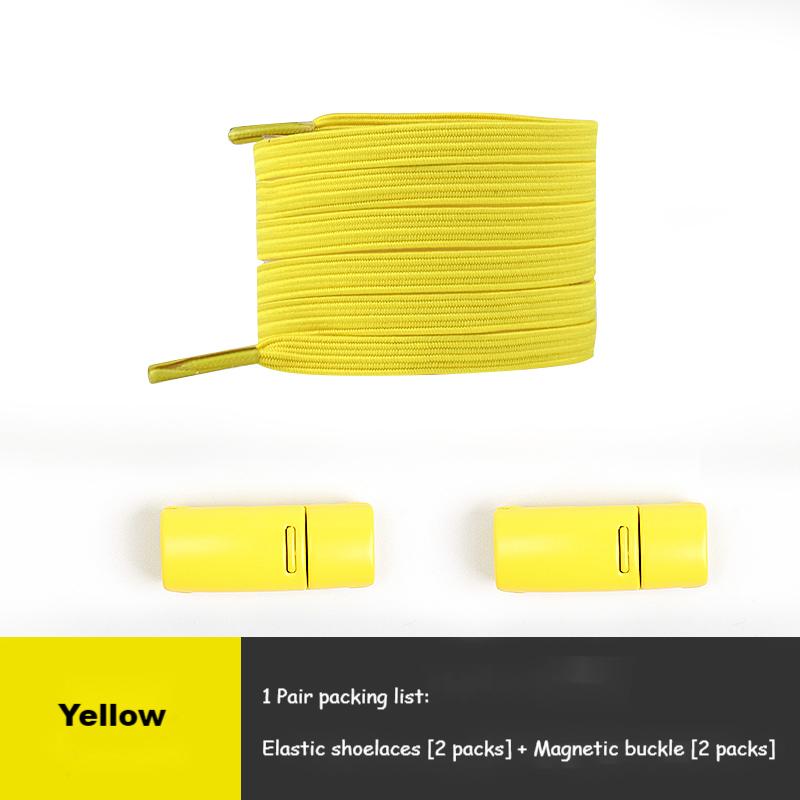 Magnetic Lock Laces without ties Sneakers for Shoelaces Elastic No Tie Shoe laces Kids Adult Quick Shoe lace Rubber Bands