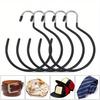 1-5pc Non-Slip Scarf Ring Hanger Multifunctional Tie Hat Belt Storage Rack Closet Organizer Accessory Hanging Rack Cloth Hanger