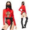 Halloween Costume Women's Masked DS Lead Dancer Nightclub Bar Ninja Japanese Ninja Samurai Suit