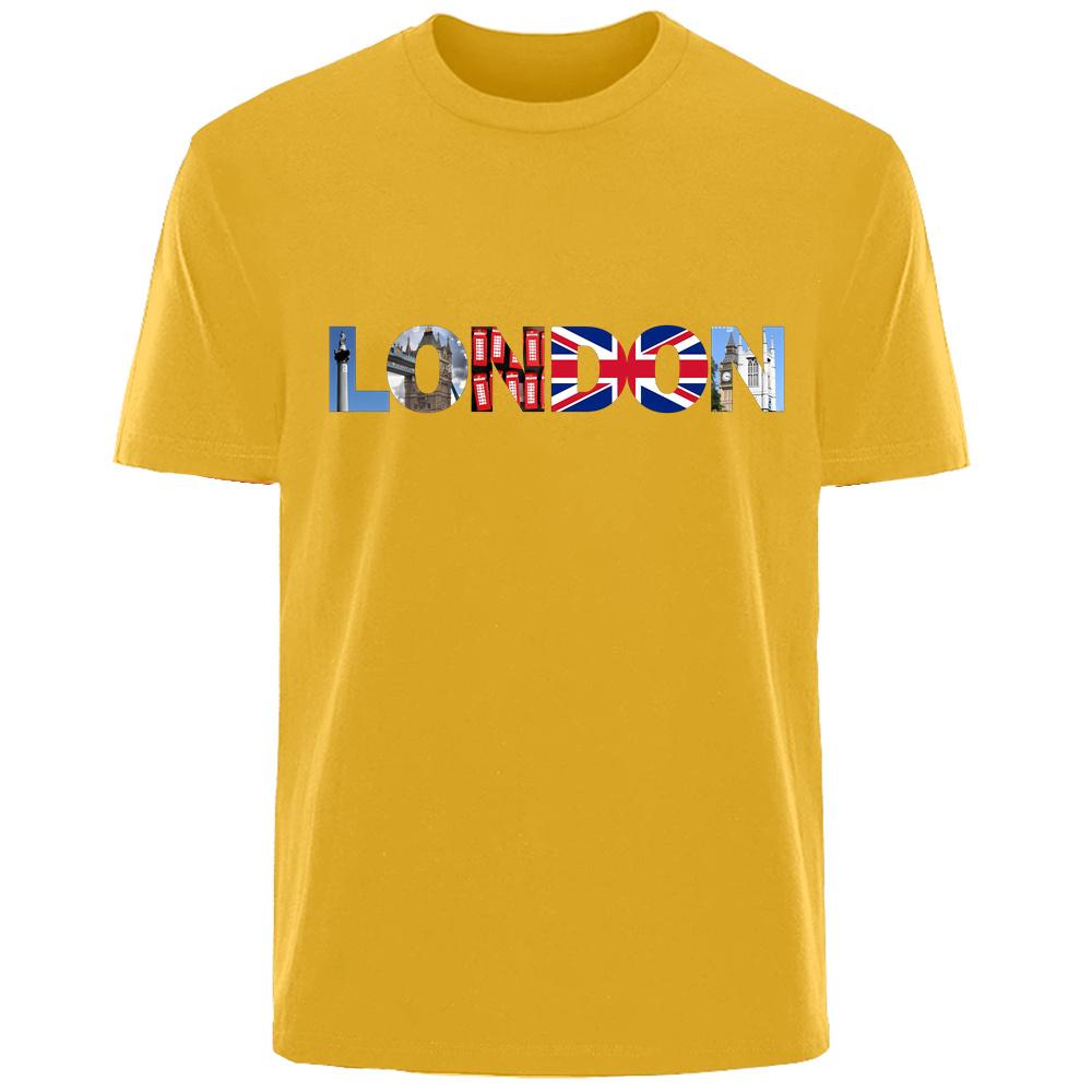 Creative Simple  Printed Summer High Quality Men's 100% Cotton Breathable T-Shirt Casual Fashion Men's Street Wear