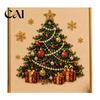Beginner Friendly Faux Pearl Art Kit Xmas Painting Kit, Christmas 3D DIY Creative Winter Activities Holiday Craft Project for Adults, Festive