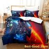 Dragon Age Dreadwolf Bedding Set Printed Duvet Cover Pillowcase Single Double Queen Super King Size Sets