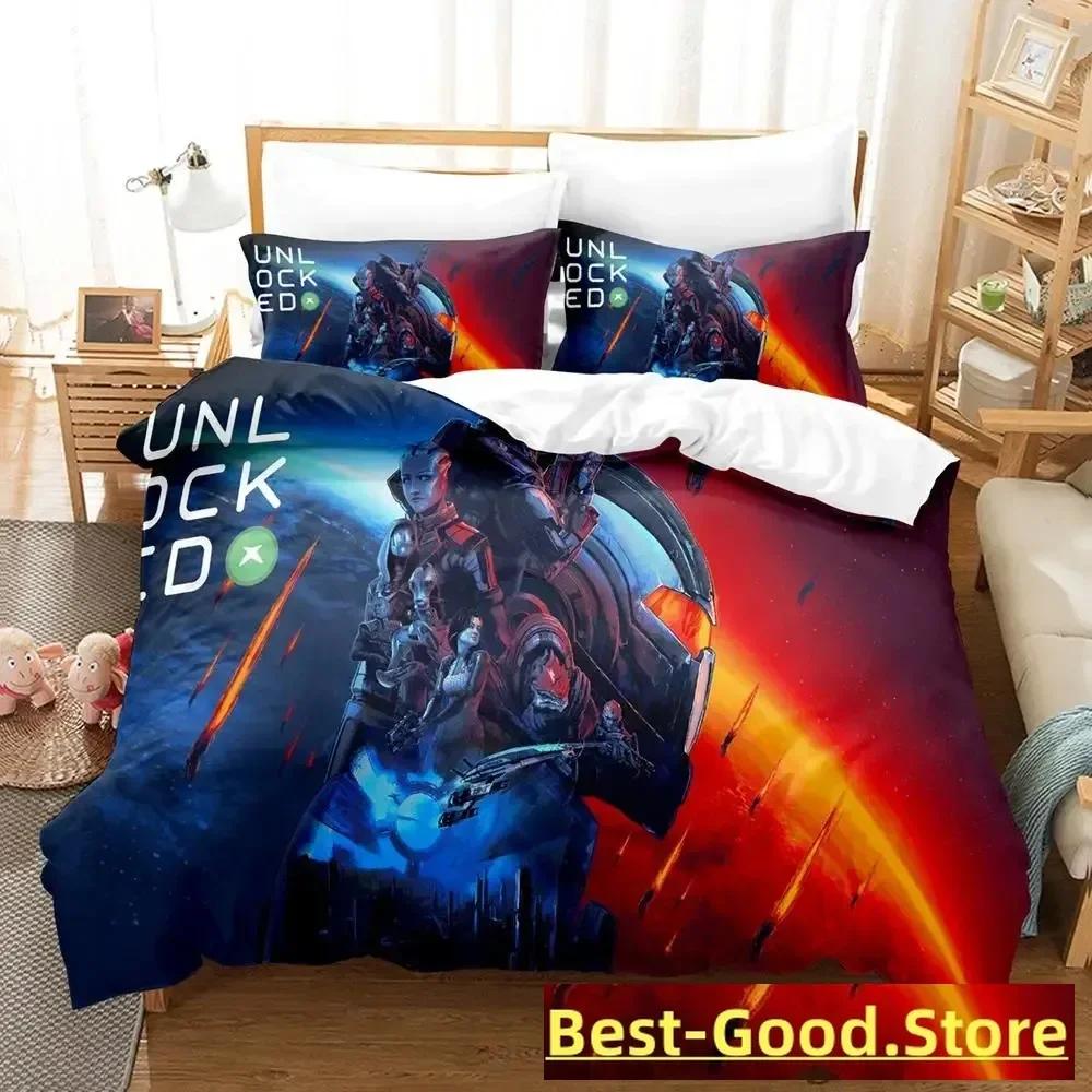 Dragon Age Dreadwolf Bedding Set Printed Duvet Cover Pillowcase Single Double Queen Super King Size Sets