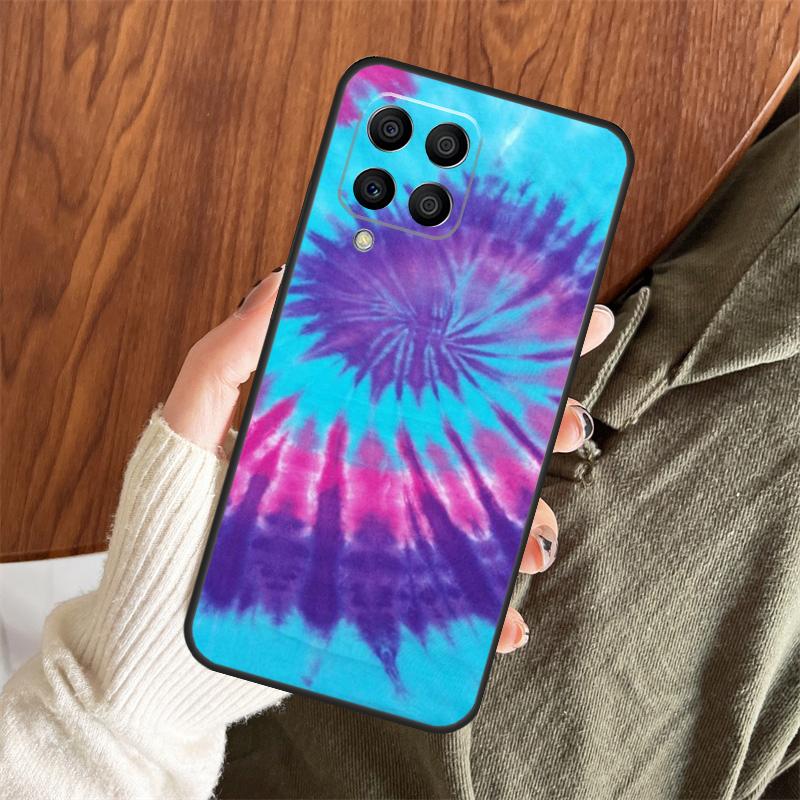 Colorful Tie Dye Rainbow Hippie Art Case For Samsung Galaxy M14 M34 M54 M12 M32 M52 M15 M11 M13 M06 M16 M36 M56 M31 M53 M35 M55