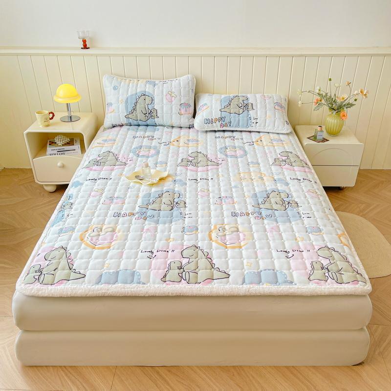 Mei Yun Ge Milk Velvet Thickened Cotton Mattress Bed Pads